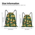 thumbnail image 2 of Saiise Pizza Pattern Sports Drawstring Backpack - String Swim Gym Bag with Wet Proof Pocket for Women&Men-Medium, 2 of 6