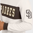 thumbnail image 6 of Men's Darius Rucker Collection by Fanatics  Cream San Diego Padres Colorblock Crewneck Sweatshirt, 6 of 6