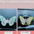 thumbnail image 2 of Decoración de salida de aire de consola central de automóvil con forma de mariposa en movimiento, adornos pequeños para automóvil, accesorios creativos para automóvil de la serie Cure, 2 of 5