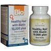 Bio Nutrition Inc Healthy Hair with Biotin, Vegetarian Capsules, 60 CT