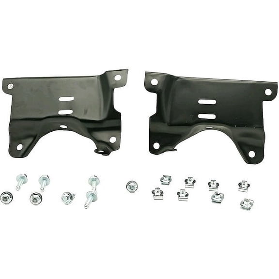 Front Bumper Bracket Set - Compatible with 2007 - 2010 Chevy Silverado 2500 HD 2008 2009
