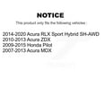 thumbnail image 2 of CMX Front Ceramic Disc Brake Pads CMX-D1378 for Car Honda Pilot Acura MDX RLX ZDX, 2 of 9