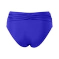 thumbnail image 5 of High Waist Ruched Back Bikini Bottom with Smooth Fabric and Tummy Control Fit, Awesome For Beach Vacations Resort Wear Or Summer Days Royal Blue S, 5 of 6