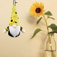 thumbnail image 5 of Sunflower Bee Gnome Doll, Faceless Plush Home Decor, Cute Spring Festival Gift, Handmade Bee-Themed Ornament, Lucky Charm for Housewarming, 5 of 6