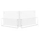 thumbnail image 5 of 2 soportes para archivos de pared colgantes, revisteros de acrílico transparente, organizador multiusos para carpetas, papeles y revistas., 5 of 8