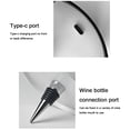 thumbnail image 4 of Lámpara LED para Botella Vino Mesa Táctil Recargable Regulable (RGB) Negra, 4 of 9