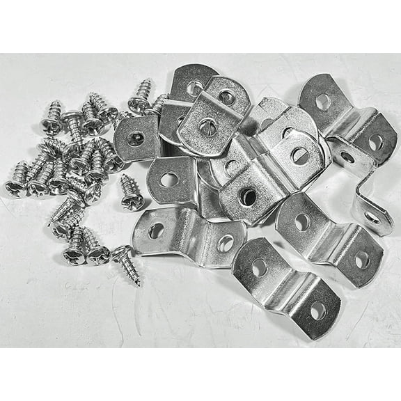 10 Pack 3/8" Offset Clips With Screws