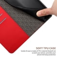 thumbnail image 4 of Flip Wallet Case for Samsung Galaxy S21 with Kickstand & Wrist Strap, Shockproof TPU Inner Red, 4 of 5