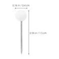 thumbnail image 2 of HEATSHAKING White Round Push Pins for Maps and Bulletin Boards Plastic and Iron Material for Fixing 500pcs, 2 of 8