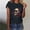 10Black, variant on Drses ‌‌Women's Dia De Los Muertos T-Shirt - Sugar Skull & Skeleton Graphic Short Sleeve Tee for Day of The Dead (Sizes S - 2XL)