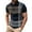 Navy, variant on FBMDBB Men's Casual Fashion Trend Loose Button Striped Lapel Short Sleeved T Shirt Men S Big And Tall