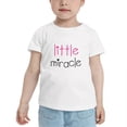 thumbnail image 2 of Little Miracle Funny Toddler T-Shirts for Boys Girls (White, Youth S), 2 of 5