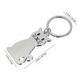 thumbnail image 4 of Metal Keychain Key Pendant Cat Keychain Animal Keychain Metal Keychain Suitable for Children Friends Family Adults, 4 of 5