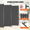 thumbnail image 3 of KFFKFF 6 Panel Room Dividers, 122*71 inch Foldable Privacy Screen,  Oxford Cloth Panels With Sturdy Frame for Workspace, Bedroom, Study Room, 3 of 9