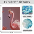 thumbnail image 3 of Diamond Art Kits for Adults - 5d Pink Flamingo Crowned Elegance Diamond Painting for Adults, Diamond Art for Adults Beginners, Diamond Painting Kits for Adults for Home Wall Decor, 3 of 7