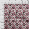 thumbnail image 2 of oneOone Polyester Spandex Gray Fabric Asian Suzani Craft Projects Decor Fabric Printed By The Yard 56 Inch Wide, 2 of 5