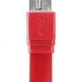 thumbnail image 3 of Cellet DAUSB30FHPK SuperSpeed USB 3.0 Type A to Micro-B Flat Cable - Hot Pink, 3 of 5