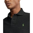thumbnail image 3 of POLO RALPH LAUREN Men's Custom Slim Fit Polo Shirt ((Spring/Summer 2022) Black Heather, Medium), 3 of 5