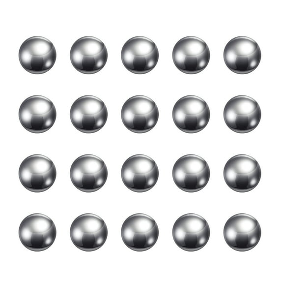 Uxcell 1/2" Carbon Steel Bearing Balls Precision Polished 50 Pack