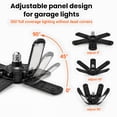 thumbnail image 5 of DAYBETTER Garage Lights - 1Pack Super Bright LED Garage Ceiling Light 6500K LED Shop Light w/ 6 Deformable Panels Screw in E26 Socket Light Bulbs for Workshop Storage Warehouse Attic, 5 of 6