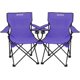thumbnail image 1 of Sillas Camping y Playa Plegable Portatil para Exteriores 2 Piezas Morado Duralife, 1 of 8