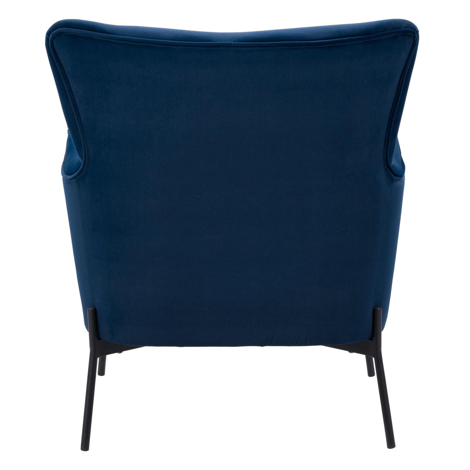 CorLiving Eliana Modern Wide Velvet Upholstered Indoor Wingback Accent Chair