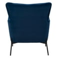 thumbnail image 2 of CorLiving Eliana Modern Wide Velvet Upholstered Indoor Wingback Accent Chair, 2 of 9