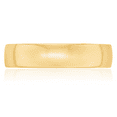 thumbnail image 3 of 10K Solid Yellow Gold 5mm Comfort Fit Plain Classic Wedding Band Ring, 3 of 7