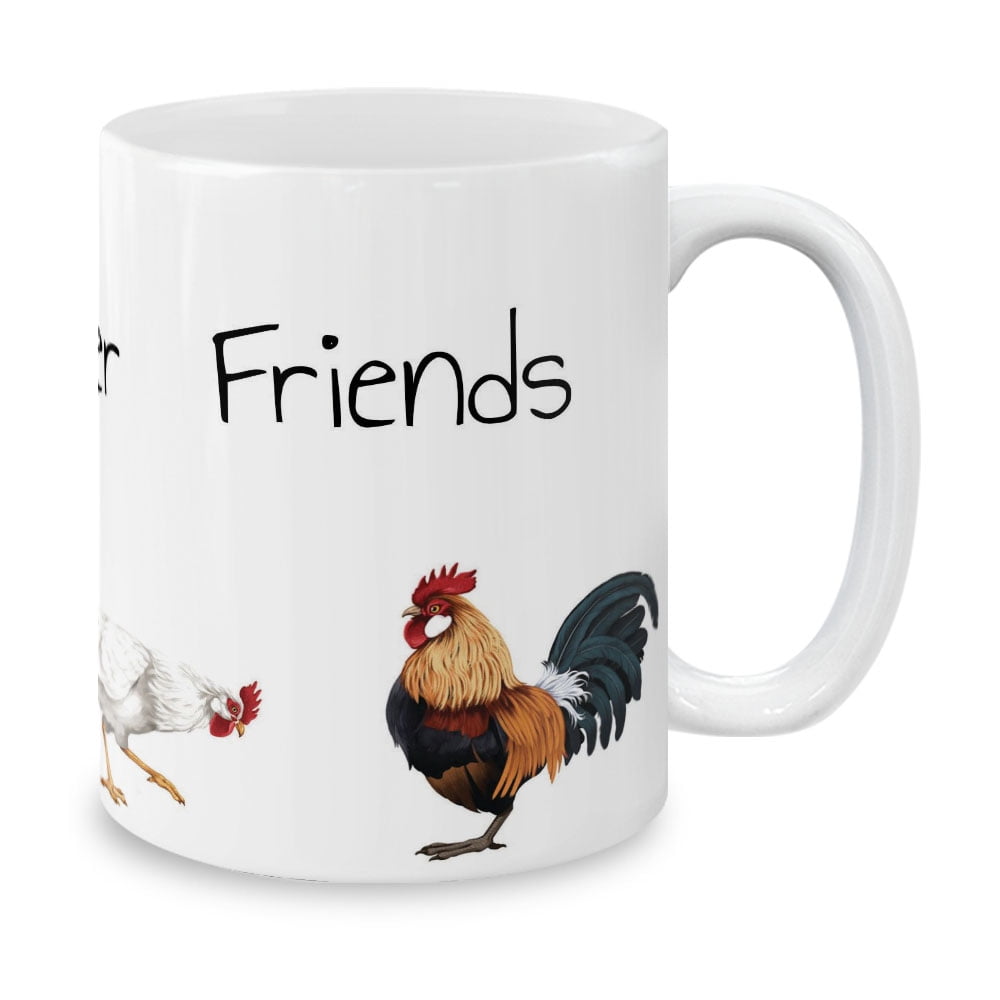 11 OZ MUGBREW Cute Animal Rooster Chicken Ceramic Coffee Mug Tea Cup