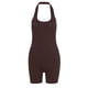 thumbnail image 1 of Mono deportivo de cuello corto sin espalda sexy de color sólido para mujer estilo primaveral, 1 of 5