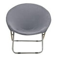 thumbnail image 4 of Easy To Chair For Folding Fits Moon Circle Slipcover For Easy And Slipcover Easy To Clean In Various Colors Chair Fits black light Grey, 4 of 9