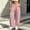 Pink women elastic waist cargo pants a1, variant on Bzdzmqm Women's Elastic Waist Cargo Pants with Pockets Wide Leg Casual Streetwear Lounge Long Pants Vacation Travel Trousers Fashion Summer Clothes, Gray L