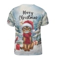 thumbnail image 2 of Merry Christmas Abyssinian Enjoys Catmas Winter Xmas Holiday All Over Print 3D Shirt Unisex Merch Cat Lover Kitten Owner Gifts - 02022, 2 of 6
