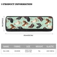 thumbnail image 4 of Yuyamidu Cock Refrigerator Door Handle Cover 2pcs Kitchen Appliance Door Handle Covers Scratchproof Handle Protector for Cabinet Microwave Oven Dishwasher, Green, 4 of 7