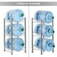 thumbnail image 3 of Porta Jarra de Agua de 5 Galones Estante de Almacenamiento de Botella de Agua, 3 Niveles, Plata, 3 of 8