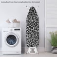 thumbnail image 3 of Renewold Ironing Board Cover with Elastic Edges, Machine Washable Standard Size Animal Print Iron Board Cover for Home Decor, 55" x 16", Grey Leopard Print, 3 of 5