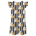 thumbnail image 4 of FYDUU Little Girl Halloween Dress Girls Summer Sleep Dress Cute Flutter Sleeve Casual Nightgown Holiday Party Soft Nightwear for Toddler Kids 3-4 Years, 4 of 5