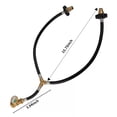 thumbnail image 2 of Roastove, POL & QCC Y Splitter Hose Gas Line Connector with Gauge, 2 of 6