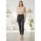 thumbnail image 2 of Pantalón ajustado tiro alto y decoración a la cadera Negro extra grande, 2 of 3