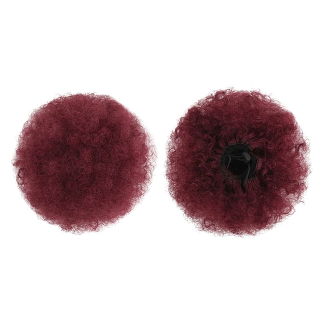 Extension de Queue de Cheval à Cordon pour Femmes Noires, Queue de Cheval Synthétique Courte et Moyenne de Qualité Supérieure pour Cheveux Naturels, Chignon Bouclé à Clip, Perruque pour Femmes