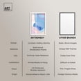 thumbnail image 6 of Doll Memories - Pretty Blue II Shadowbox Print Colorful Abstracts by Art Remedy, White Frame, 10 x 15, 6 of 7