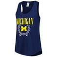 thumbnail image 2 of Women's ZooZatz Navy Michigan Wolverines Everyday Tank Top, 2 of 3