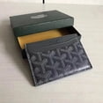 thumbnail image 1 of AAA + Top Goya goyard Dog Teeth Counter Fabric And Calfskin Ultra-Thin Style One Tarjetero 11 * 7.5, 1 of 4