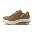 thumbnail image 2 of Women's Platform Walking Sneakers with Thick Bottom, All-Day Comfort Walking shoes, 2 of 7