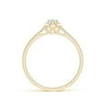 thumbnail image 2 of ANGARA Natural Pear-Shaped Diamond Halo Engagement Ring in 14K Yellow Gold for Women (Size-5x3mm| Color-G| Clarity-VS2) | April Birthstone, Anniversary, Jewelry Gift for Women | Natural Diamond Ring, 2 of 9