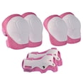 thumbnail image 2 of NIBOLOG 6Pcs/Set Kids Protective Gears Breathable All-Round Protection Multipurpose 6-in-1 Adjustable Kids Knee Elbow Pads with Wrist Guards for Roller Skating Skateboarding Cycling, 2 of 8