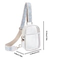 thumbnail image 3 of Qwtwty Chest Bag Shoulder Bag Chest Bag Transparent PVC Shoulder Crossbody Bag Concert Sports Event Backpack, 3 of 8