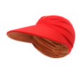 thumbnail image 3 of beishanbush Clothing 2025 Sun Hats Womens Visor Wide Hat Summer Protection Face Beach Sports Cap Red, 3 of 6