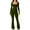 Green, variant on Kureaily Casual Jumpsuit For Women Dressy V Neck Sleeveless Spaghetti Straps Harem Long Pants Bib Overalls Women's Casual Trousers