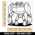 thumbnail image 2 of Giant Stone Golem Rocks Square Rubber Stamp Stamping Scrapbooking Crafting - Large 2.75in, 2 of 7